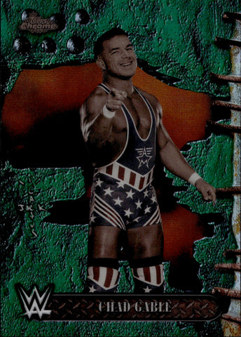 2025 Chad Gable Topps Chrome Cactus Jack GREEN REFRACTOR 17/99 #88