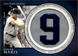 2012 Roger Maris Topps Series 1 COMMEMORATIVE RETIRED NUMBER PATCH New York Yankees #RN-RM