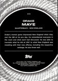 2024 Drake Maye Topps Finest DEBUTS GOLD REFRACTOR ROOKIE 14/50 RC #D-3 New England Patriots