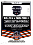2026 Braden Montgomery Panini USA BASEBALL STARS & STRIPES BLUE THROWBACK AUTO 18/49 AUTOGRAPH #TS-BM Chicago White Sox