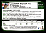 2008 Clayton Kershaw Bowman Draft Picks ROOKIE RC #BDP26 Los Angeles Dodgers 3