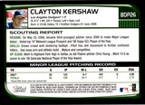 2008 Clayton Kershaw Bowman Draft Picks ROOKIE RC #BDP26 Los Angeles Dodgers 3