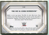 2021 The Miz John Morrison Topps Transcendent GOLD FRAMED TAG TEAM AUTO 10/25 AUTOGRAPH #TA-MM Miz & Morrison