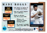 1996 Wade Boggs Topps Chrome MASTER OF THE GAME REFRACTOR #MG11 New York Yankees