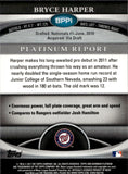 2011 Bryce Harper Bowman Platinum PROPECTS #BPP1 Washington Nationals