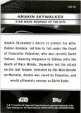 2025 Anakin Skywalker Topps Star Wars #CB-10 SMUGGLERS OUTPOST CHROME BLACK 1