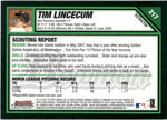2007 Tim Lincecum Bowman Chrome ROOKIE REFRACTOR RC #217 San Francisco Giants