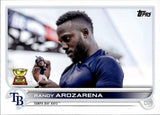 2022 Randy Arozarena Topps Series 1 SP VARIATION #196 Tampa Bay Rays