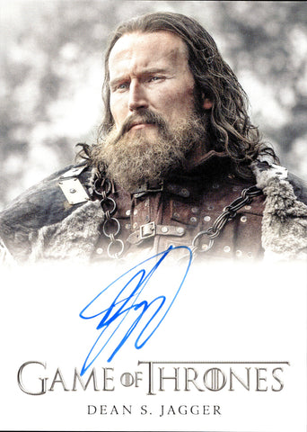 2022 Dean S. Jagger as Smalljohn Rittenhouse Game of Thrones The Complete Series 2 FULL BLEED AUTO AUTOGRAPH #_DEJA 3