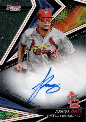 2022 Joshua Baez Bowman's Best OF 2022 AUTO AUTOGRAPH #B22-JB St. Louis Cardinals