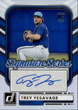 2026 Trey Yesavage Panini Donruss SIGNATURE SERIES ROOKIE AUTO AUTOGRAPH #SS-TY Toronto Blue Jays