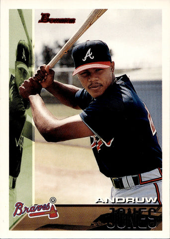 1995 Andruw Jones Topps Bowman ROOKIE Atlanta Braves #23 1