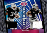2023 Bo Jackson Josh Jacobs Panini Illusions DEJA VU DUAL JERSEY Oakland Raiders #DV-JJ