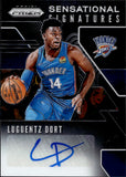 2019-20 Luguentz Dort Panini Prizm SENSATIONAL SIGNATURES AUTO Oklahoma City Thunder #SS-LDT