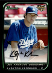 2008 Clayton Kershaw Bowman Draft Picks ROOKIE RC #BDP26 Los Angeles Dodgers 4