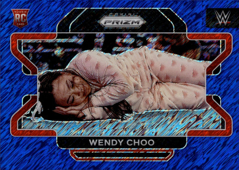 2024 Wendy Choo Panini Prizm WWE ROOKIE FOTL BLUE SHIMMER 02/11 RC #86 NXT