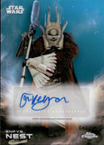 2025 Topps Chrome Star Wars Autograph Erin Kellyman as Enfys Nest #A-EN AUTO BLUE REFRACTOR 046/150 1