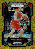 2023-24 Nikola Vucevic Panini Prizm GOLD SHIMMER 05/10 #87 Chicago Bulls