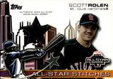 2004 Scott Rolen Topps Series 1 ALL-STAR STITCHES JERSEY RELIC #ASR-SR St. Louis Cardinals HOF