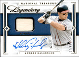 2024 Andres Galarraga Panini National Treasures LEGENDARY LUMBER SIGNATURE BAT AUTOGRAPH AUTO 17/49 #LLS-AG Atlanta Braves