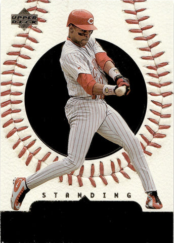 1999 Barry Larkin Upper Deck Ovation STANDING OVATION 159/500 #21 Cincinnati Reds HOF