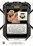 2023 Hulk Hogan Panini Prizm WWE RUBY RED WAVE #195 WWE Legend