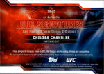 2025 Chelsea Chandler Topps Chrome SIGNATURES GREEN REFRACTOR AUTO 82/99 #SIG-CC