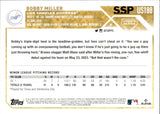 2023 Bobby Miller Topps Update ROOKIE GOLDEN MIRROR VARIATION SSP RC #US188 Los Angeles Dodgers