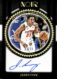 2023-24 Jaden Ivey Panini Noir HOLO GOLD SNAPSHOT SIGNATURES AUTO 02/10 AUTOGRAPH #SS-JIV Detroit Pistons
