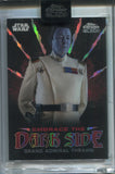 2024 Grand Admiral Thrawn Topps Chrome Black EMBRACE THE DARK SIDE ENCASED #ED-2