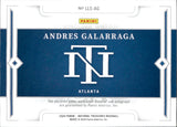 2024 Andres Galarraga Panini National Treasures LEGENDARY LUMBER SIGNATURE BAT AUTOGRAPH AUTO 17/49 #LLS-AG Atlanta Braves
