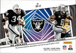 2023 Bo Jackson Josh Jacobs Panini Illusions DEJA VU DUAL JERSEY Oakland Raiders #DV-JJ