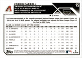 2023 Corbin Carroll Topps Chrome ROOKIE RC #95 Arizona Diamondbacks 29