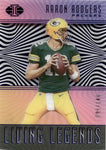 2018 Aaron Rodgers Panini Illusions BLUE LIVING LEGENDS 095/149 #LL-AR Green Bay Packers