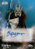 2025 Topps Chrome Star Wars Autograph Erin Kellyman as Enfys Nest #A-EN AUTO BLUE REFRACTOR 016/150 2