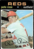 1971 Pete Rose Topps #100 Cincinnati Reds BV $60