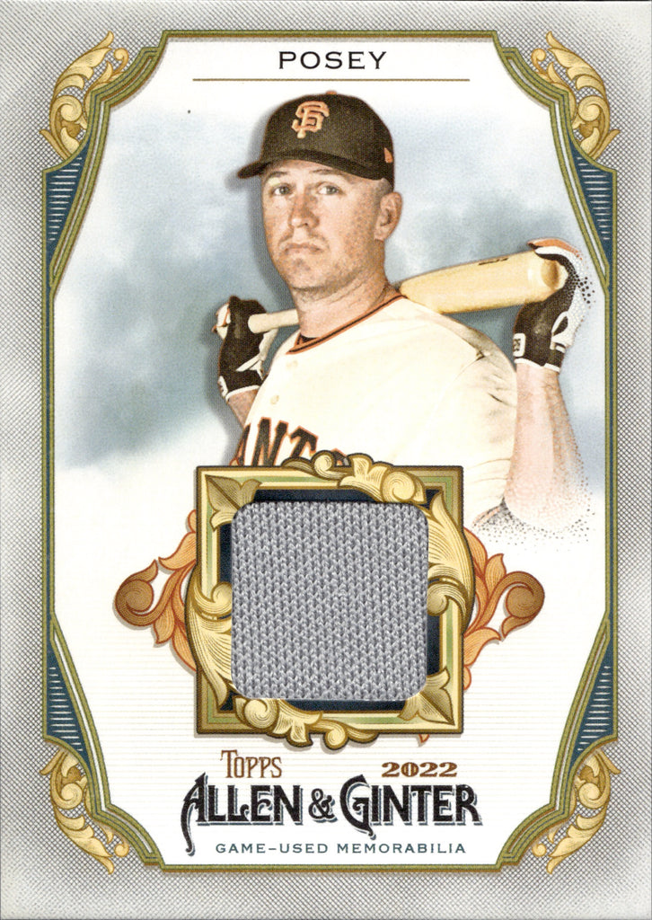 2022 Buster Posey Topps Allen & Ginter JERSEY RELIC #AGRB-BP San Franc