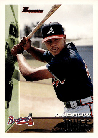 1995 Andruw Jones Topps Bowman ROOKIE Atlanta Braves #23 2