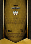2025 Scott Hall Topps Chrome WWE HALL OF FAME EMBEDDED BLACK REFRACTOR 06/10 #EMB-SH WWE Legend