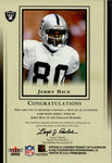 2002 Jerry Rice Fleer Premium ALL-PRO TEAM JERSEY Oakland Raiders