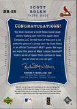 2004 Scott Rolen Upper Deck Sweet Spot HOME RUN HEROES JERSEY 148/199 RELIC #HR-SR St. Louis Cardinals HOF