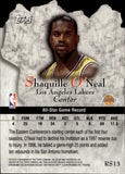 1997-98 Shaquille O'Neal Topps ROCK STARS DIE CUT #RS13 Los Angeles Lakers HOF