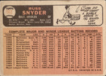 1966 Russ Snyder Topps #562 Baltimore Orioles BV $25