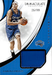 2018-19 Aaron Gordon Panini Immaculate REMARKABLE MATERIALS JERSEY 25/99 Orlando Magic #RM-AGD