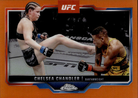 2025 Chelsea Chandler Topps Chrome ORANGE REFRACTOR 22/25 #79