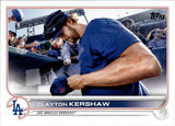 2022 Clayton Kershaw Topps Series 1 SP VARIATION #41 Los Angeles Dodgers