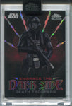 2024 Death Troopers Topps Chrome Black EMBRACE THE DARK SIDE ENCASED #ED-11