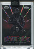 2024 Death Troopers Topps Chrome Black EMBRACE THE DARK SIDE ENCASED #ED-11