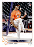 2022 Jeremy Pena Topps Update SP IMAGE VARIATION ROOKIE RC #US253.2 Houston Astros