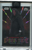 2024 Darth Maul Topps Chrome Black EMBRACE THE DARK SIDE ENCASED #ED-6